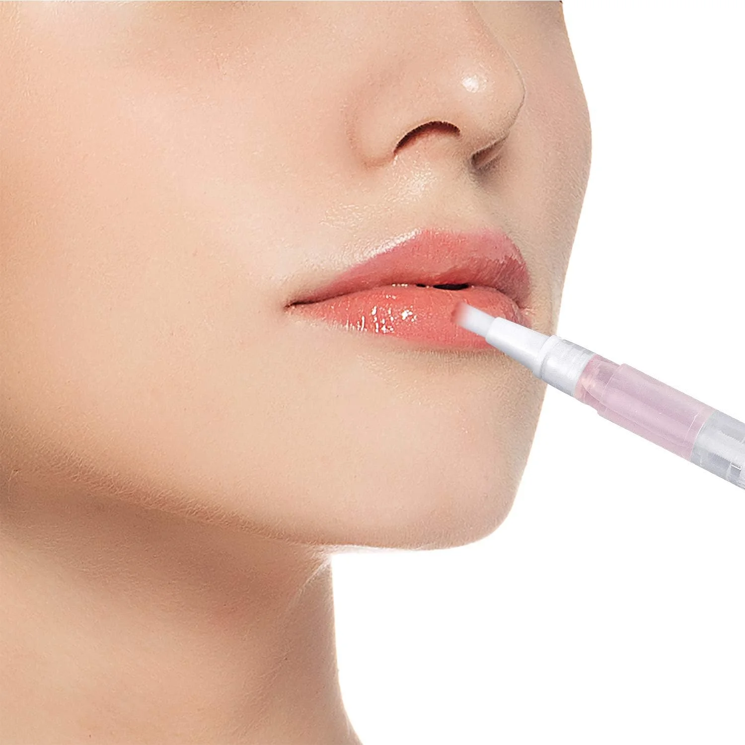 مجموعه ۱۰۰ عددی قلم پیچشی شفاف ۳ میلی لیتری Awpeye، قلم موی روغن ناخن خالی، قلم روغن کوتیکول، ظروف اپلیکاتور براق کننده لب آرایشی