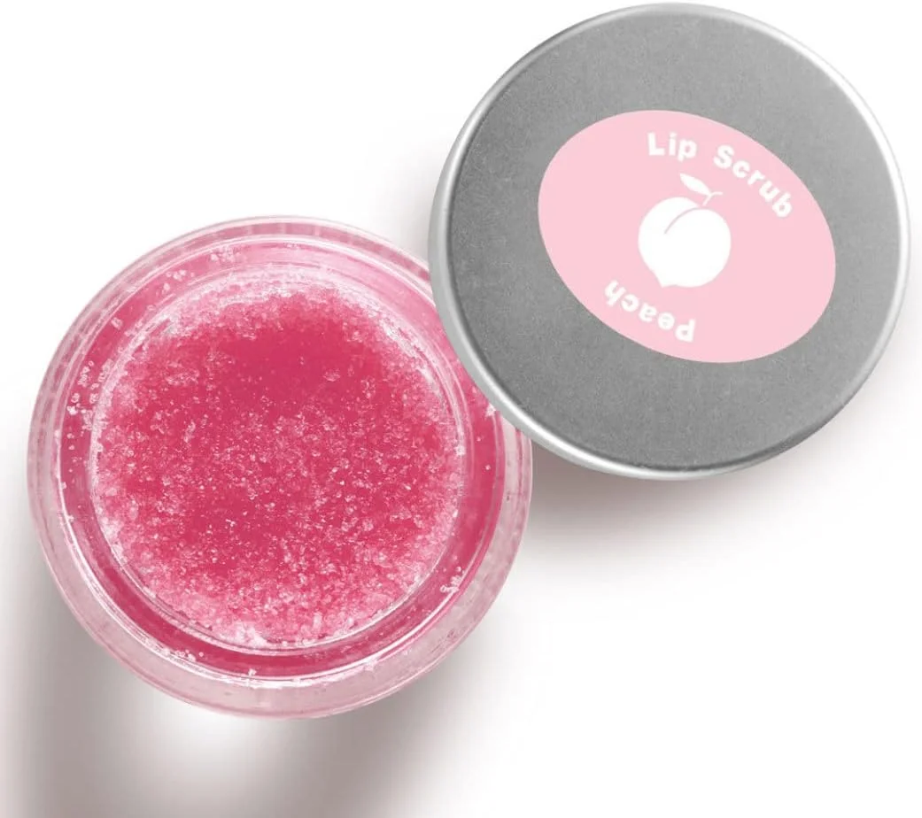 اسکراب لایه بردار لب، مرطوب کننده لب شبانه 20 گرم، روغن کوتیکول لب، روغن لب، کرم خواب، بالم ترمیم کننده لب با رایحه هلو