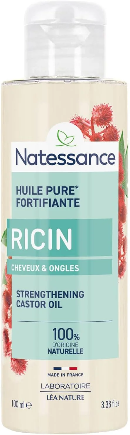 روغن کرچک طبیعی ناتسنس - روغن موی زنانه - تقویت کننده و احیا کننده موهای خشک و بی جان و ناخن های شکننده - 100% روغن کرچک تایید شده طبیعی - برای استفاده در مراقبت از مو - 100 میلی لیتر