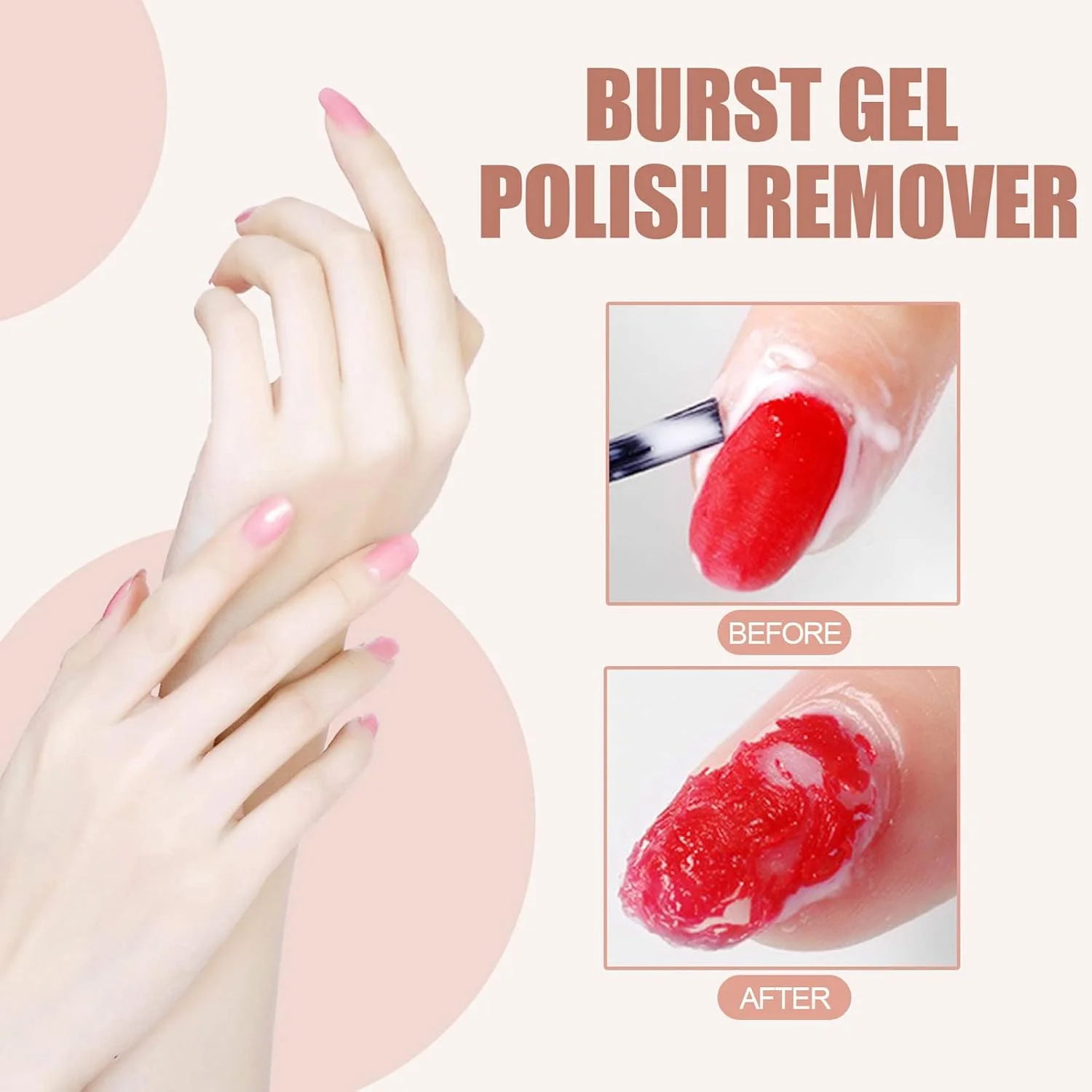 مجموعه پاک کننده لاک ژل ناخن، کیت حرفه ای شامل پاک کننده ژل، روغن کوتیکول، لاتکس لایه بردار، سوهان ناخن، عقب زننده کوتیکول و پدهای اسفنجی