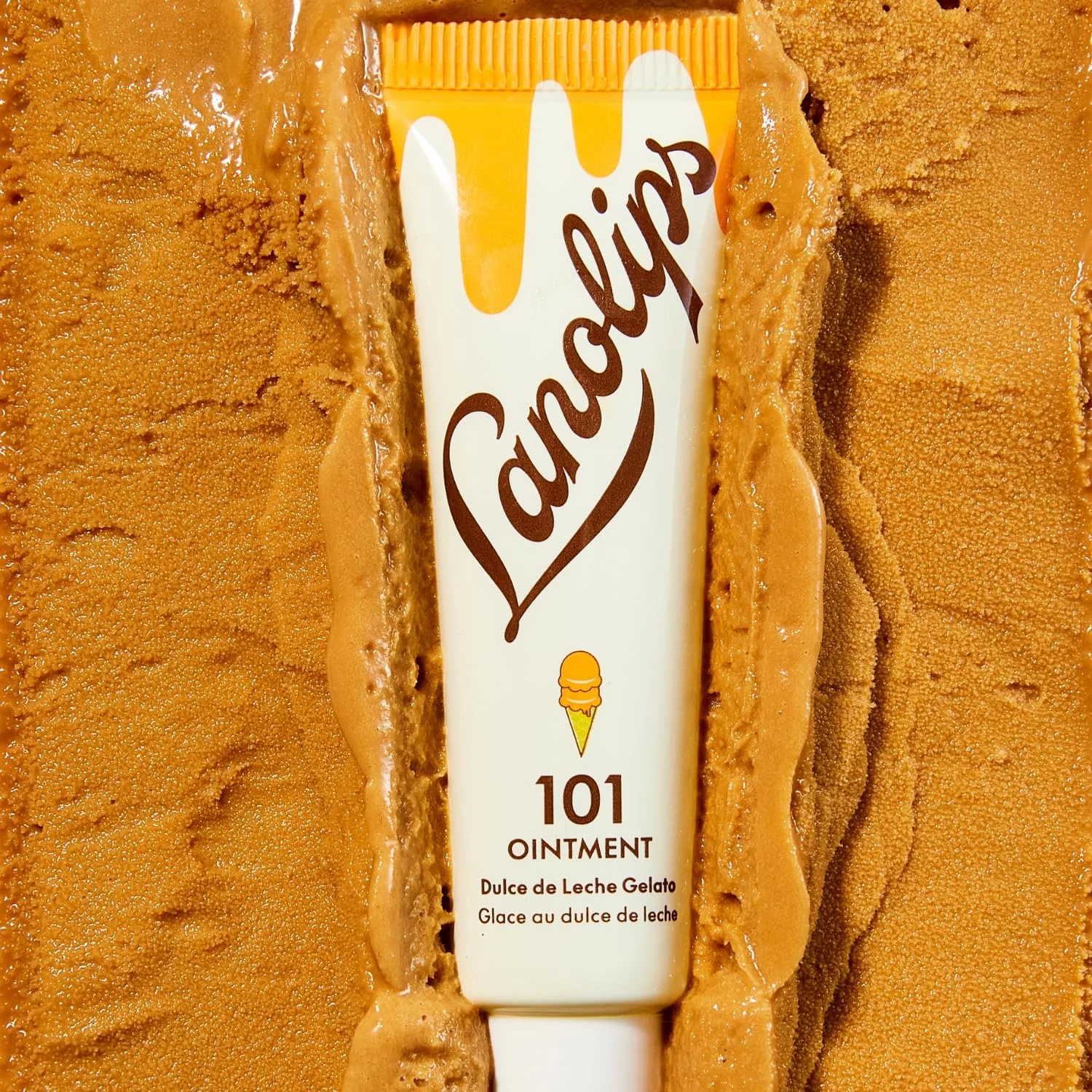 پماد لانو لیپس 101 - بالم لب لانو برای لب های صاف، هیدراته و سالم - پماد لب چند منظوره با روغن لانو برای لب های خشک، کوتیکول ها و موارد دیگر - دولچه دی لچه (10 گرم)