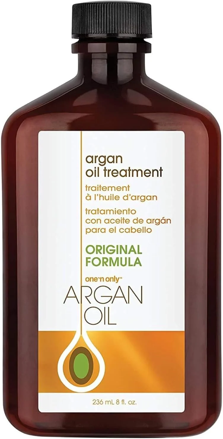 روغن آرگان مو One 'n Only، کمک به نرمی و تقویت موهای آسیب دیده، از بین برنده وز، ایجاد درخشش فوق العاده، فرمول غیر چرب، 236 میلی لیتر