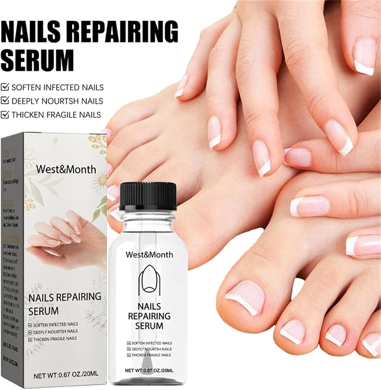 سرم تقویت کننده و رشد ناخن 7 روزه، سرم تقویت کننده و رشد ناخن، روغن کوتیکول ناخن، تقویت کننده ناخن در 1 هفته