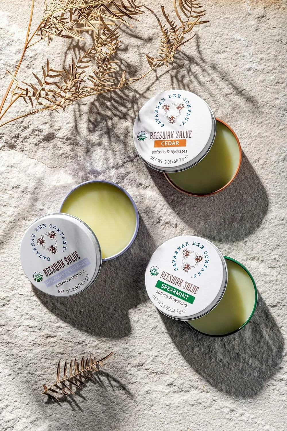 مرهم دست و ناخن موم زنبور عسل Savannah Bee Company - 21 گرم