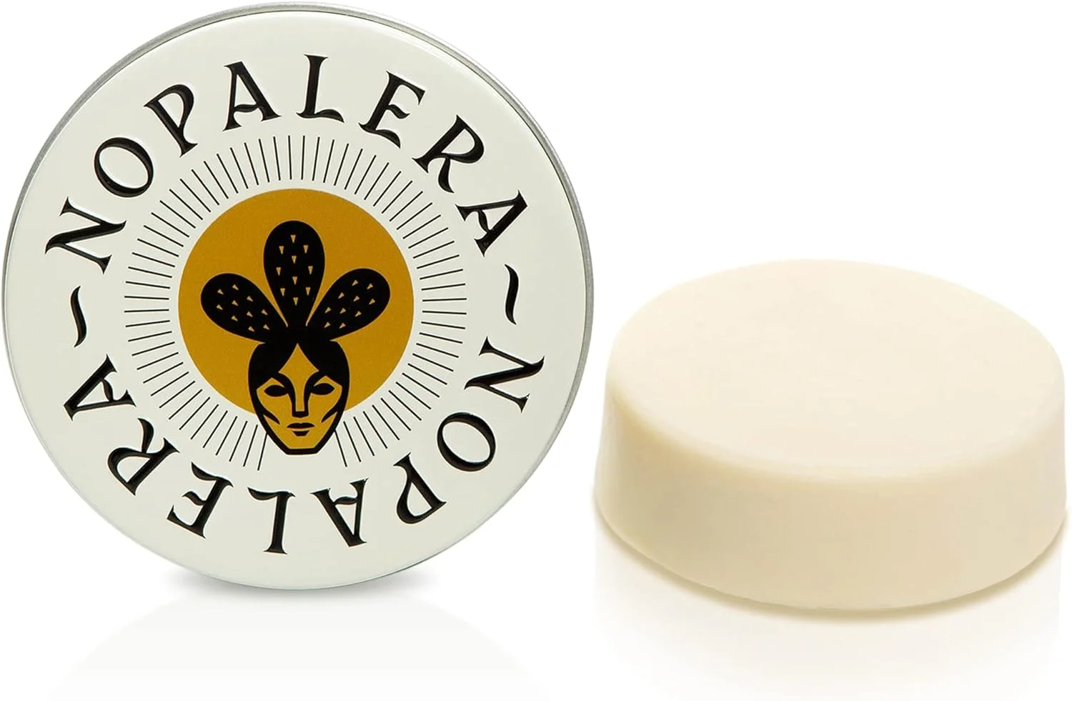 نوار لوسیون گیاهی Nopalera Flor de Mayo، مرطوب کننده گیاهی دست ساز با کاکتوس نوپال و روغن نارنگی، آبرسان عمیق، وگان، رایحه طبیعی مرکبات، 62 گرم
