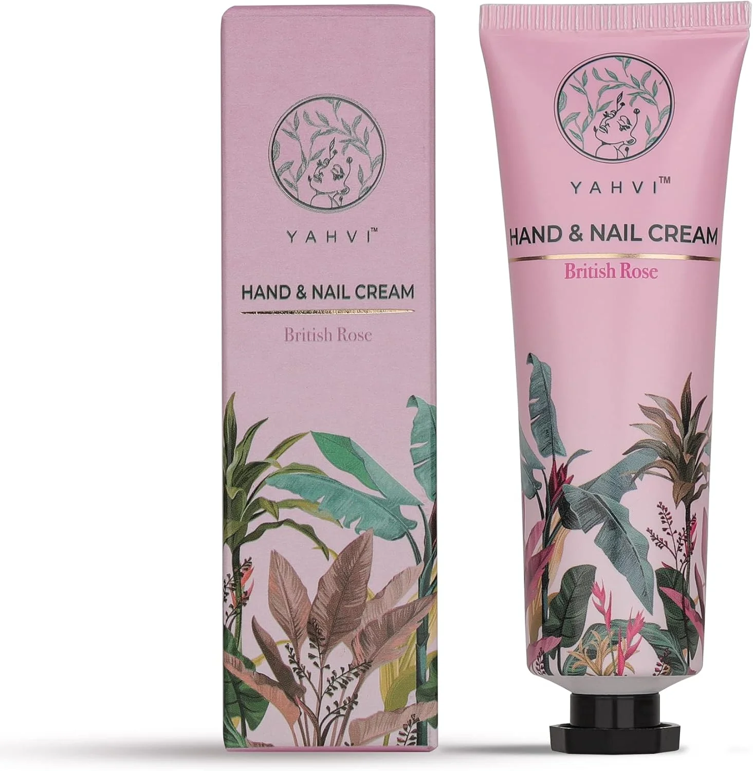 کرم دست و ناخن یاهوی با رایحه رز انگلیسی | برای احیای دست ها، ناخن های قوی و کوتیکول های صاف | مناسب برای انواع پوست | بدون پارابن و تست حیوانی | 30 میلی لیتر