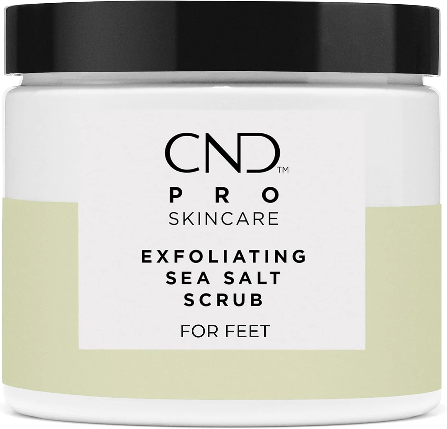 اسکراب لایه بردار نمک دریایی پا CND Pro Skincare، حاوی مواد معدنی، نمک ها و فرمول روغن دانه آفتابگردان طبیعی، 532 میلی لیتر