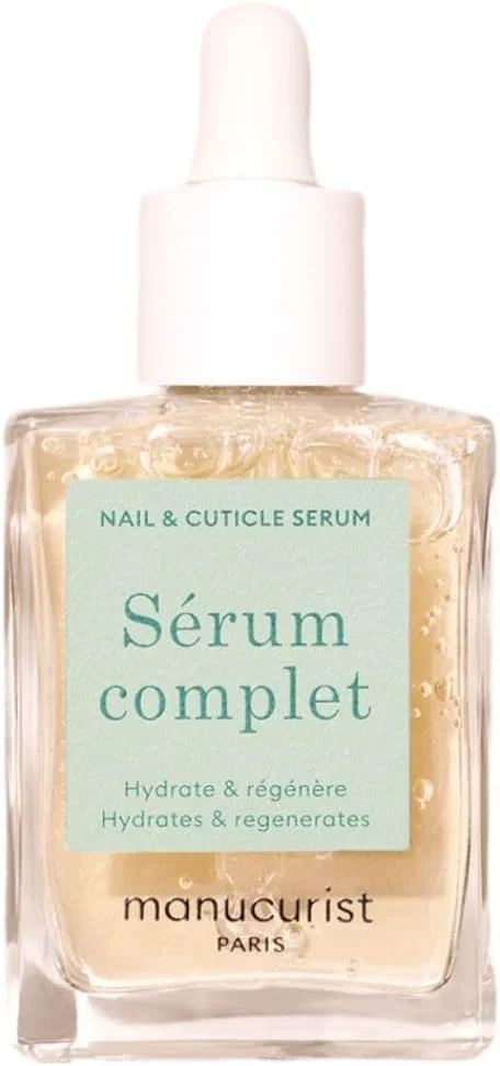 Manucurist - سرم کامل برای ناخن ها و کوتیکول های آسیب دیده، مرطوب کننده و ترمیم کننده ناخن های شکننده، حاوی 86.5% مواد طبیعی، 15 میلی لیتر