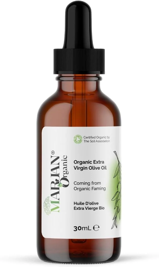 روغن زیتون 30 میلی لیتر - 100% ارگانیک، پرس سرد - 100% خالص - روغن سفت کننده بدن، روغن ماساژ مرطوب کننده طبیعی برای پوست خشک، کاهش لک ها، آبرسان و یکدست کننده رنگ پوست، برای صورت، رشد مو و ناخن.