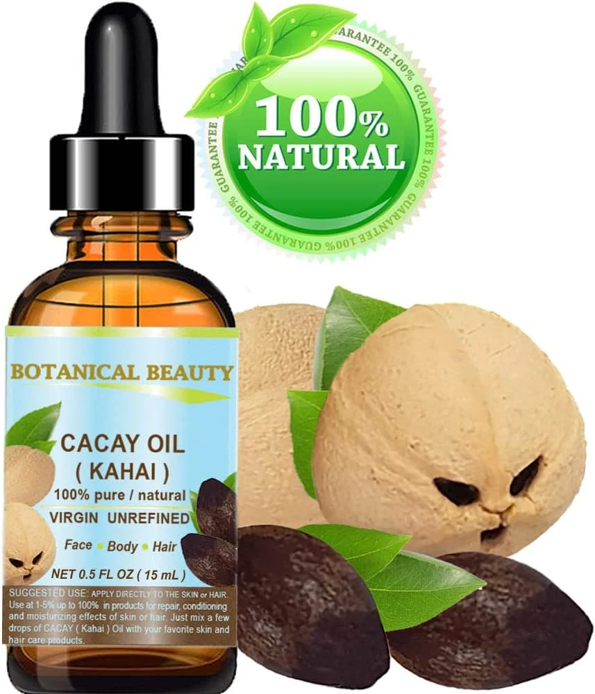 روغن کاکای (Kahai) بوتانیکال بیوتی 100% خالص طبیعی بکر تصفیه نشده رشد وحشی، روغن صورت ضد پیری و ضد چروک، غنی از مواد مغذی رتینول طبیعی ویتامین A، E. 0.5 Fl.oz.- 15 ml روغن کاکای (Kahai) بوتانیکال بیوتی 100% خالص طبیعی بکر تصفیه نشده رشد وحشی، روغن صورت ضد پیری و ضد چروک، غنی از مواد مغذی رتینول طبیعی ویتامین A، E. 0.5 Fl.oz.- 15 ml