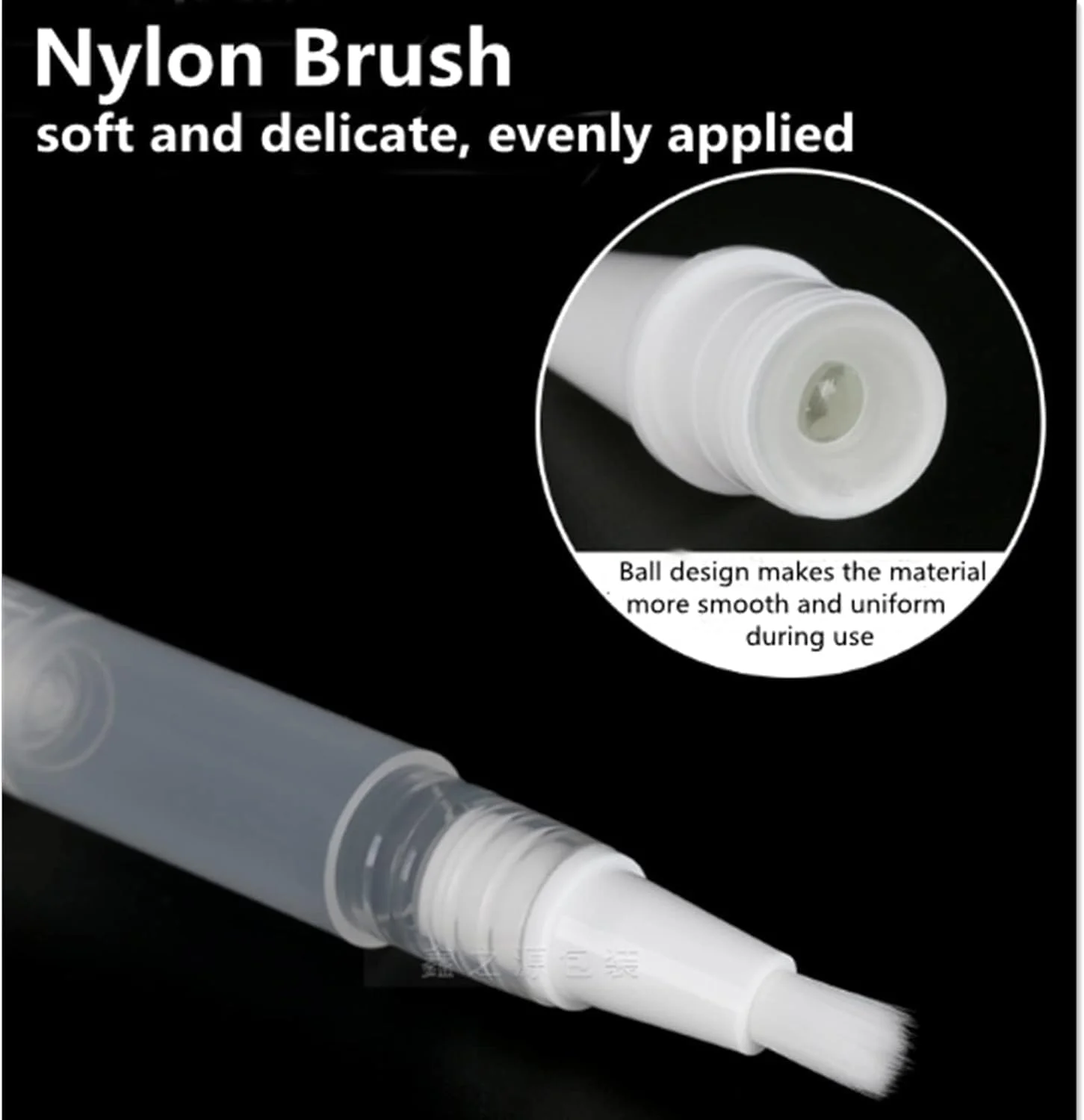 ست 6 عددی قلم پیچشی شفاف، قلم روغن ناخن 5 میلی لیتری با نوک برس دار، اپلیکاتور ظرف لوازم آرایشی خالی قلم روغن کوتیکول برای براق کننده لب، لاک ناخن، مایع رشد مژه و غیره