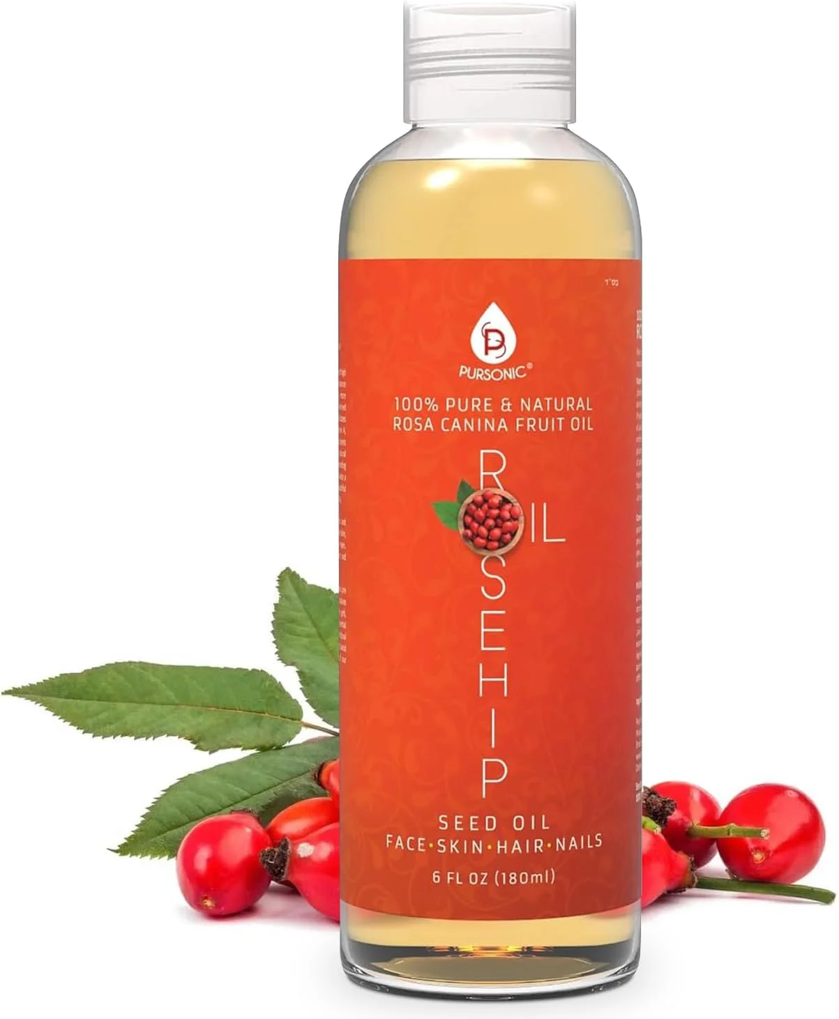 روغن گل رز هیپ برای صورت، ناخن، مو و پوست، 177 میلی لیتر