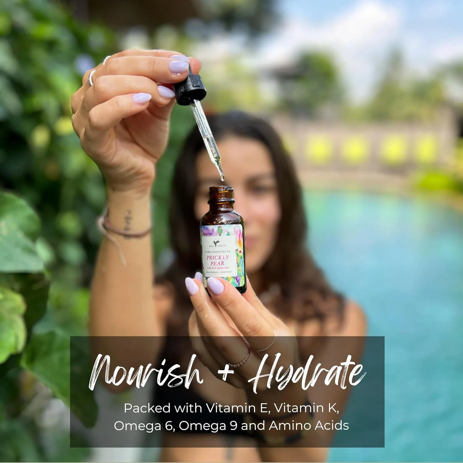 روغن دانه گلابی خاردار Baja Basics، پرس سرد، مرطوب کننده خالص و تصفیه نشده برای پوست، صورت، بدن، ناخن و مو - محصول زیبایی چند منظوره برای مردان و زنان - بطری 30 میلی لیتری