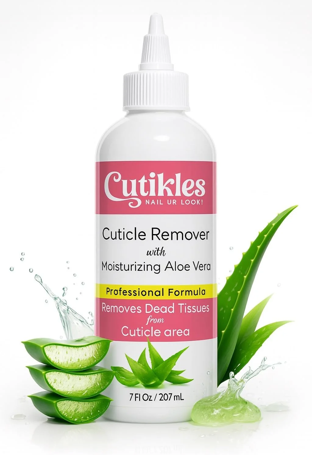 ژل از بین برنده پوست مرده اطراف ناخن، تغذیه کننده و آبرسان ناحیه کوتیکول، فرمول حرفه ای با ژل آلوئه ورا - 200 میلی لیتر