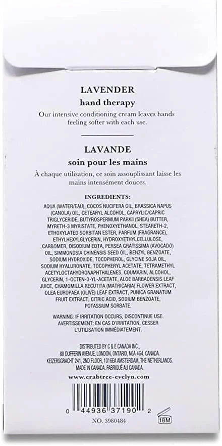 کرم دست Crabtree & Evelyn، اسطوخودوس، 100 میلی لیتر کرم دست Crabtree & Evelyn، اسطوخودوس، 100 میلی لیتر