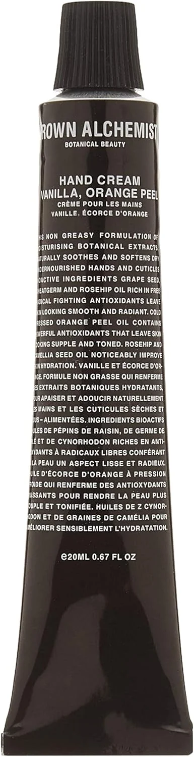کرم دست غنی شده Grown Alchemist با رایحه وانیل و پوست پرتقال، 20 میلی لیتر