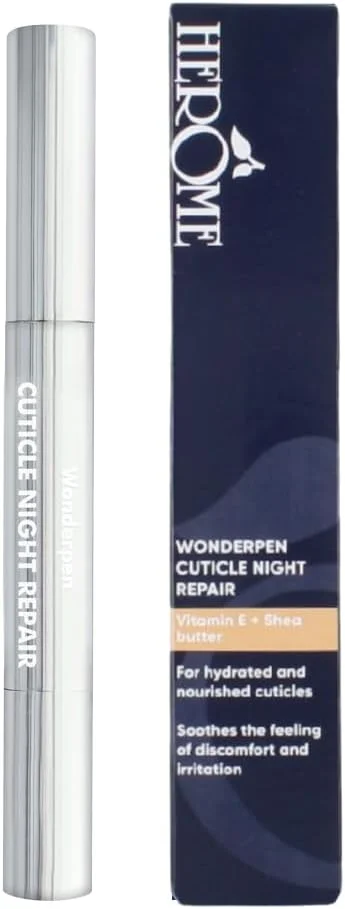 هِروم، قلم ترمیم کننده کوتیکول ناخن، ترمیم شبانه، تسکین دهنده، مغذی و ترمیم کننده ناخن ها و کوتیکول ها، 2 میلی لیتر