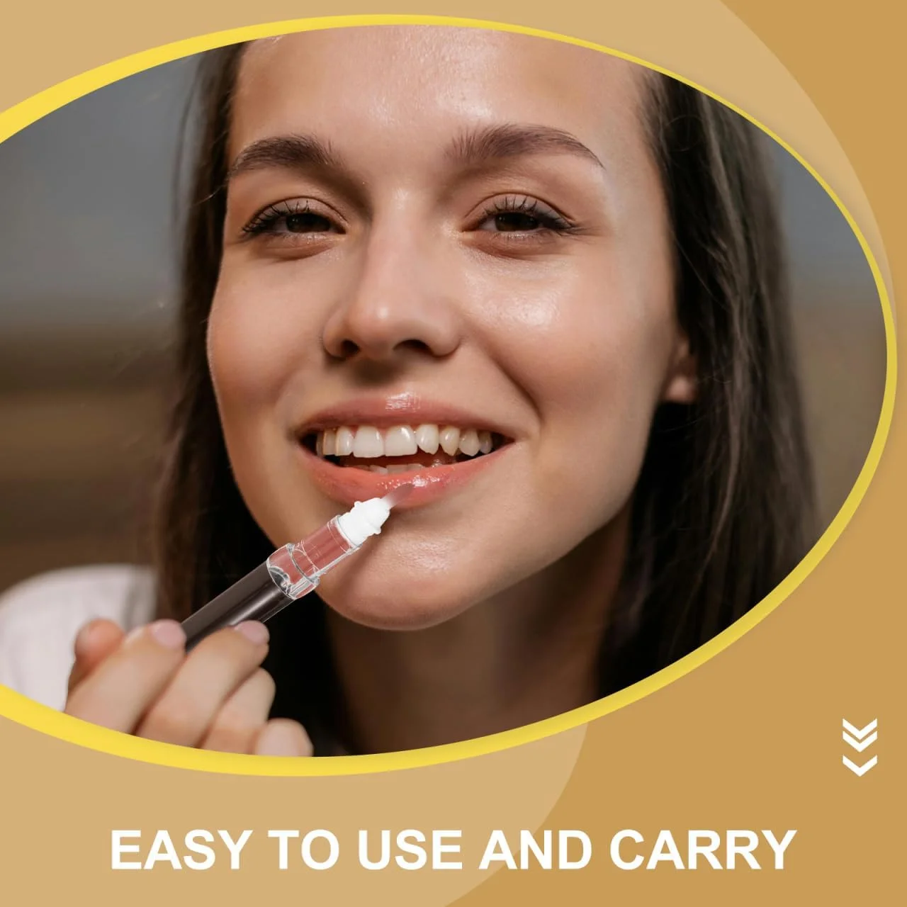 قلم روغن کوتیکول قابل شارژ مجدد Healeved، ظرف خالی براق کننده لب با نوک برس، بطری لاک ناخن قابل حمل برای مسافرت و مهمانی طراحی ناخن