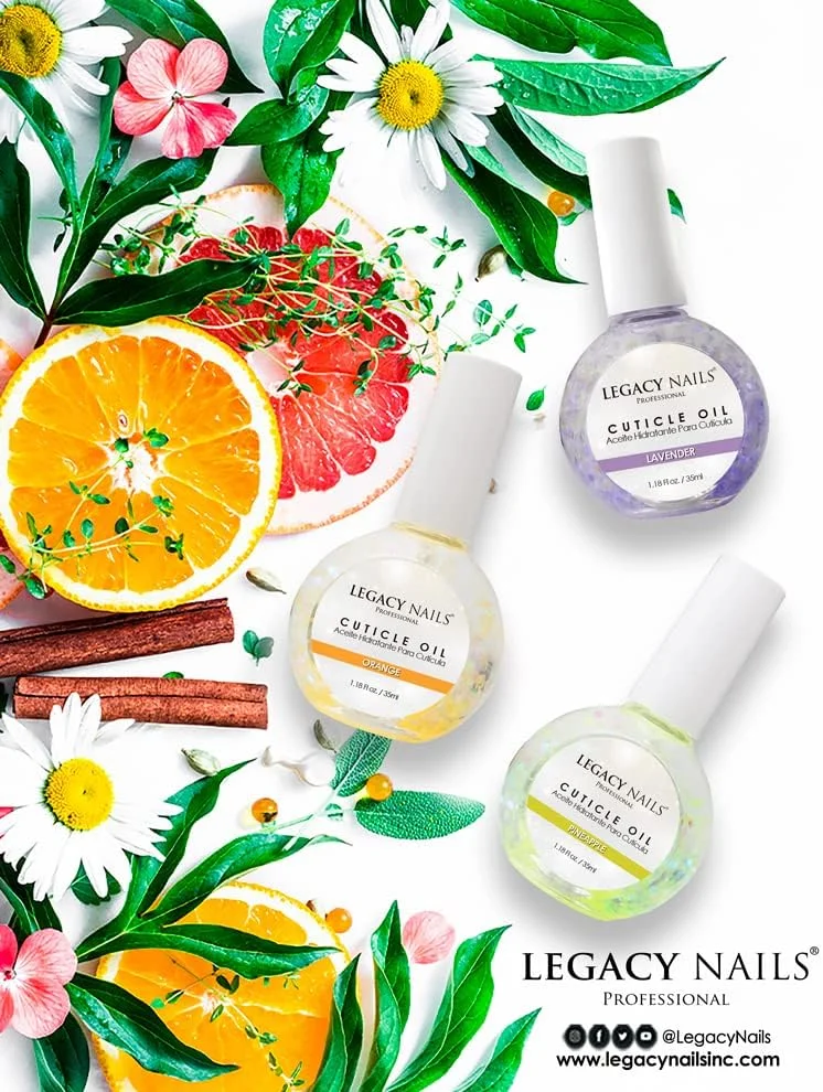 روغن کوتیکول آبرسان حرفه ای لوندر Legacy Nails - نرم کننده، مغذی و محافظت از کوتیکول ها در برابر شکستگی، خشکی و پوسته پوسته شدن