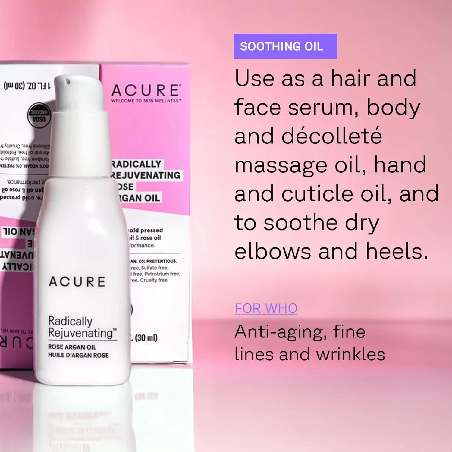 روغن آرگان گل رز احیا کننده آکور 30 میلی لیتر