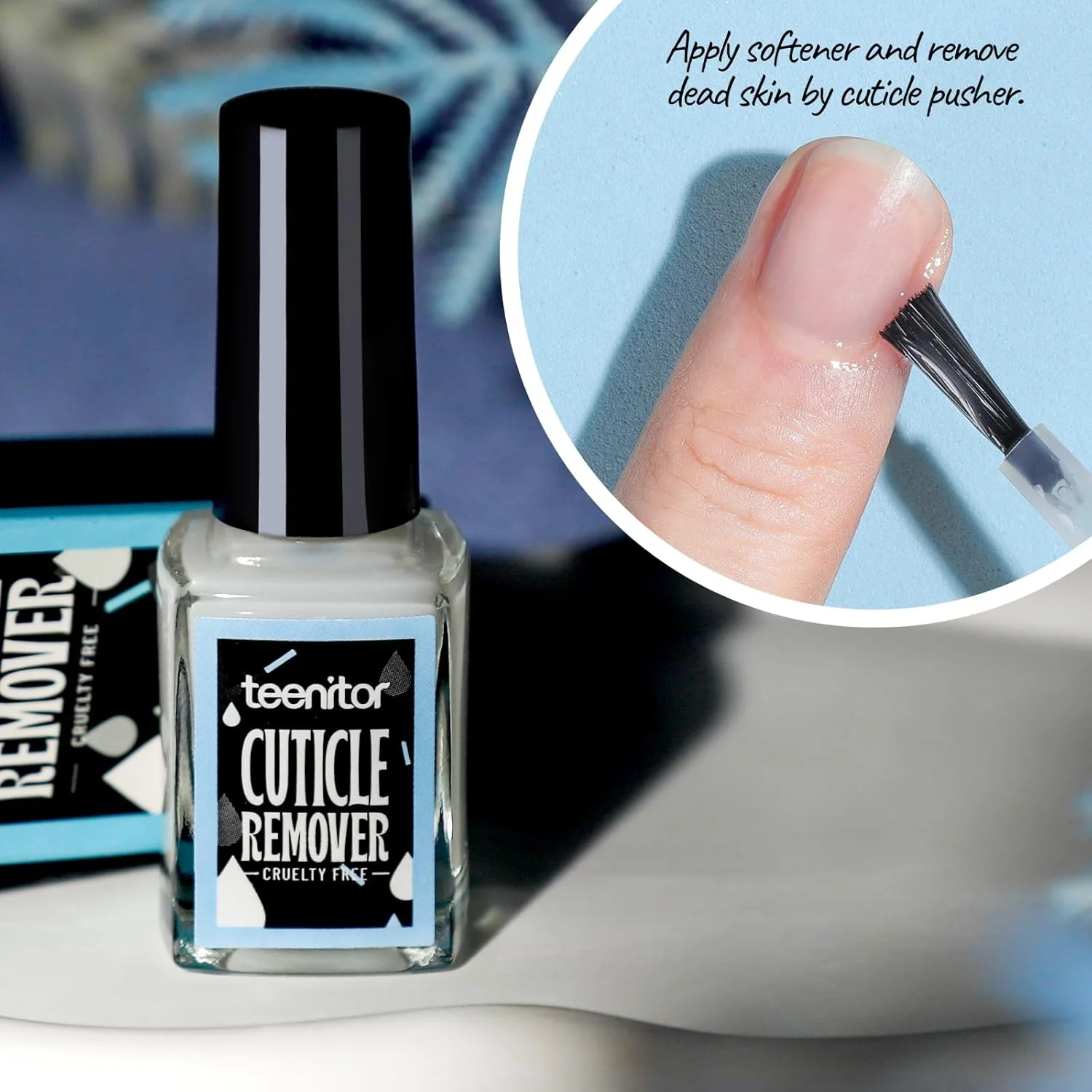 مجموعه ابزار از بین برنده پوستک Teenitor، روغن پوستک، مجموعه ابزار مراقبت از ناخن با انبر پوستک، عقب زن پوستک، سوهان ناخن، بافر ناخن و پدهای پنبه ای تمیز کننده