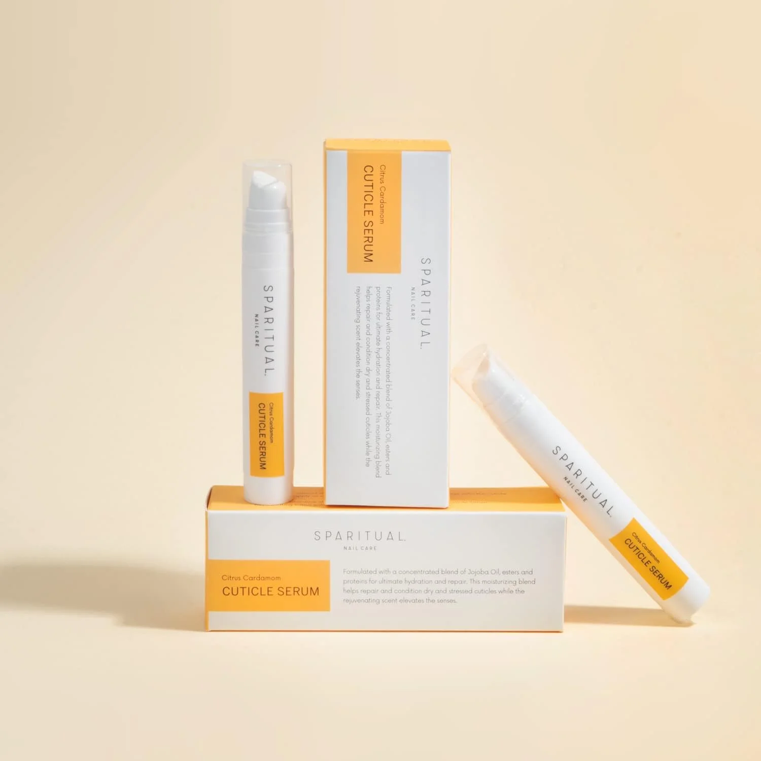 سرم کوتیکول SpaRitual | کرم کوتیکول مرکبات هل برای کوتیکول های خشک | فرموله شده با روغن جوجوبا، ریشه یونجه و کره شی | 15 میلی لیتر