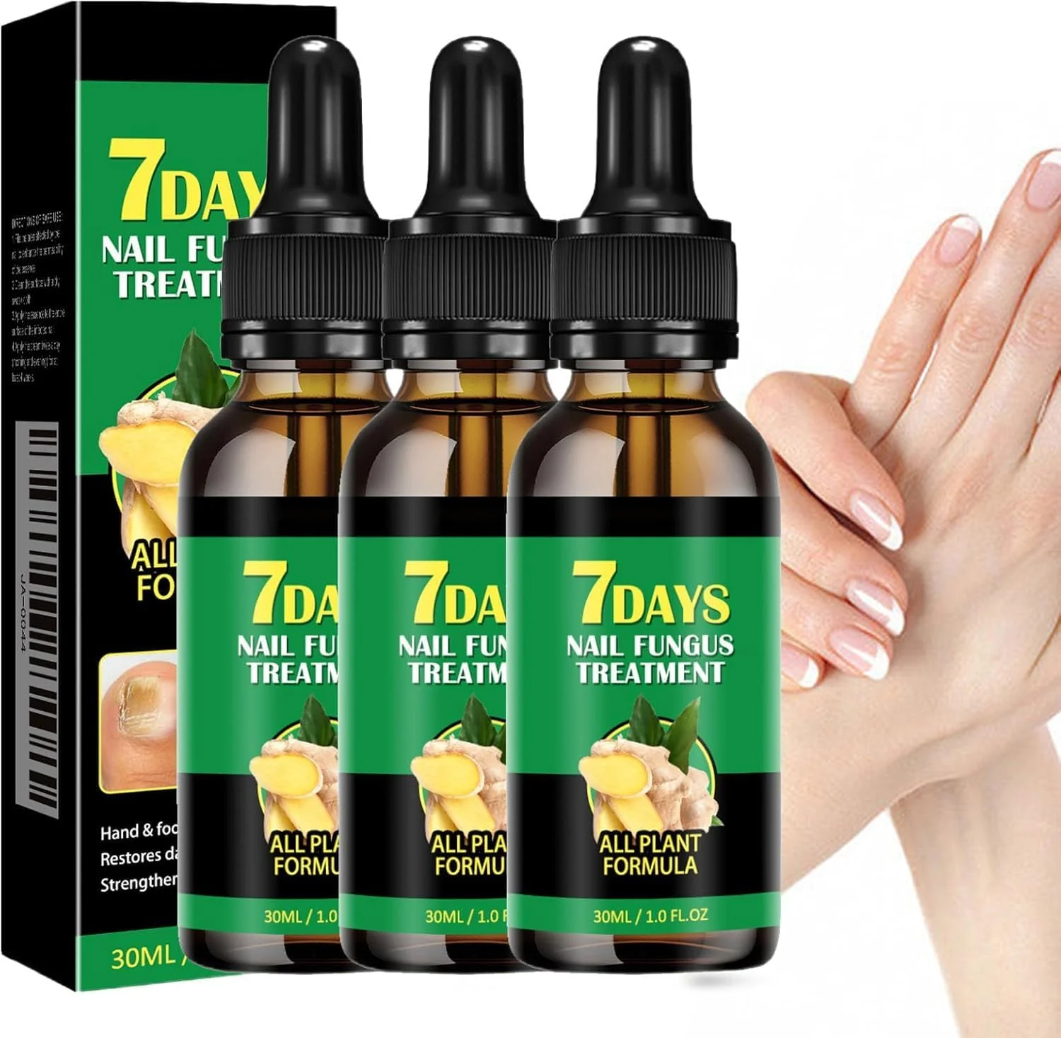 مجموعه ۳ عددی روغن زنجبیل برای ناخن، درمان ناخن با زنجبیل، مراقبت از ناخن، سرم رشد ناخن زنجبیل، روغن مراقبت از کوتیکول ناخن زنجبیل، تقویت کننده ناخن برای ناخن های آسیب دیده