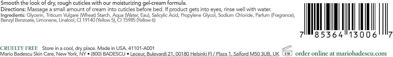 کرم کوتیکول ماریو بادسکو - مناسب برای انواع پوست 14 میلی لیتر