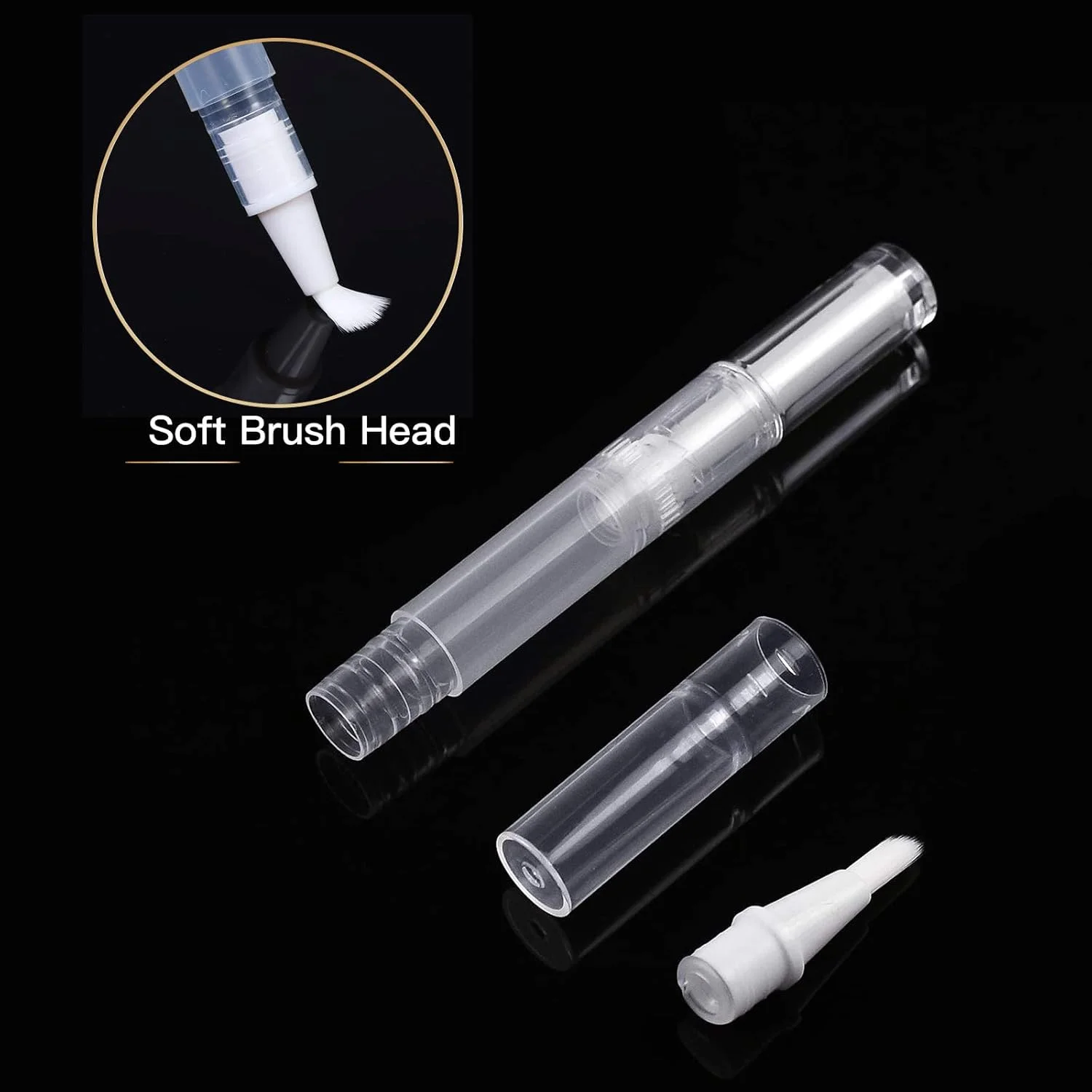 100 عدد قلم روغن کوتیکول خالی 3 میلی لیتری، قلم روغن ناخن خالی، قلم های پیچشی شفاف با نوک برس، ظروف براق کننده لب آرایشی، لوله مایع رشد مژه، با 5 برچسب 100 عدد قلم روغن کوتیکول خالی 3 میلی لیتری، قلم روغن ناخن خالی، قلم های پیچشی شفاف با نوک برس، ظروف براق کننده لب آرایشی، لوله مایع رشد مژه، با 5 برچسب