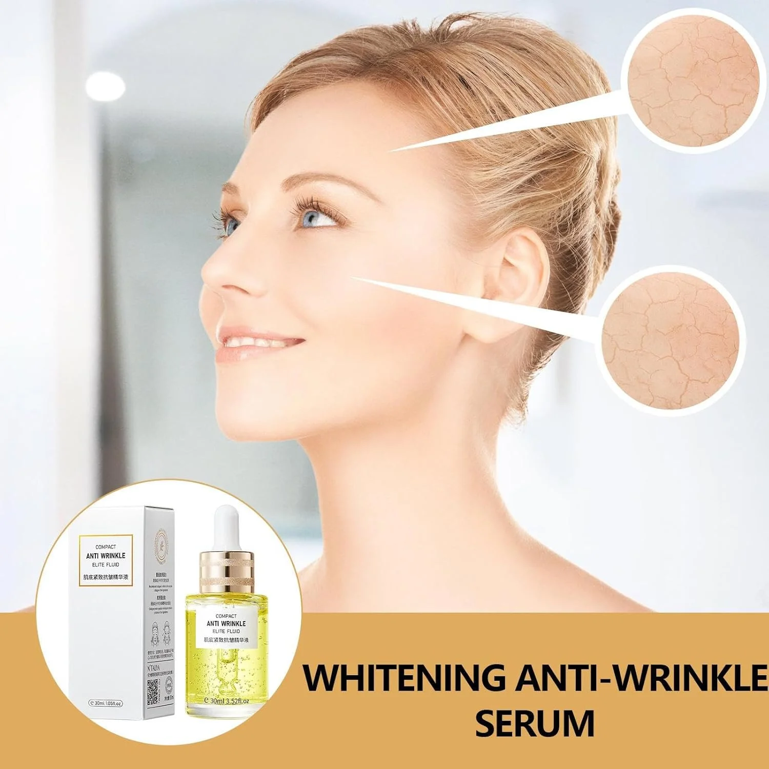 [1/2/3 عدد] سرم اسنس سفت کننده پوست، سرم های مراقبت از پوست صورت آبرسان، روغن کوتیکول روشن کننده صورت برای مراقبت از پوست، مرطوب کننده محصولات زیبایی صورت زنانه