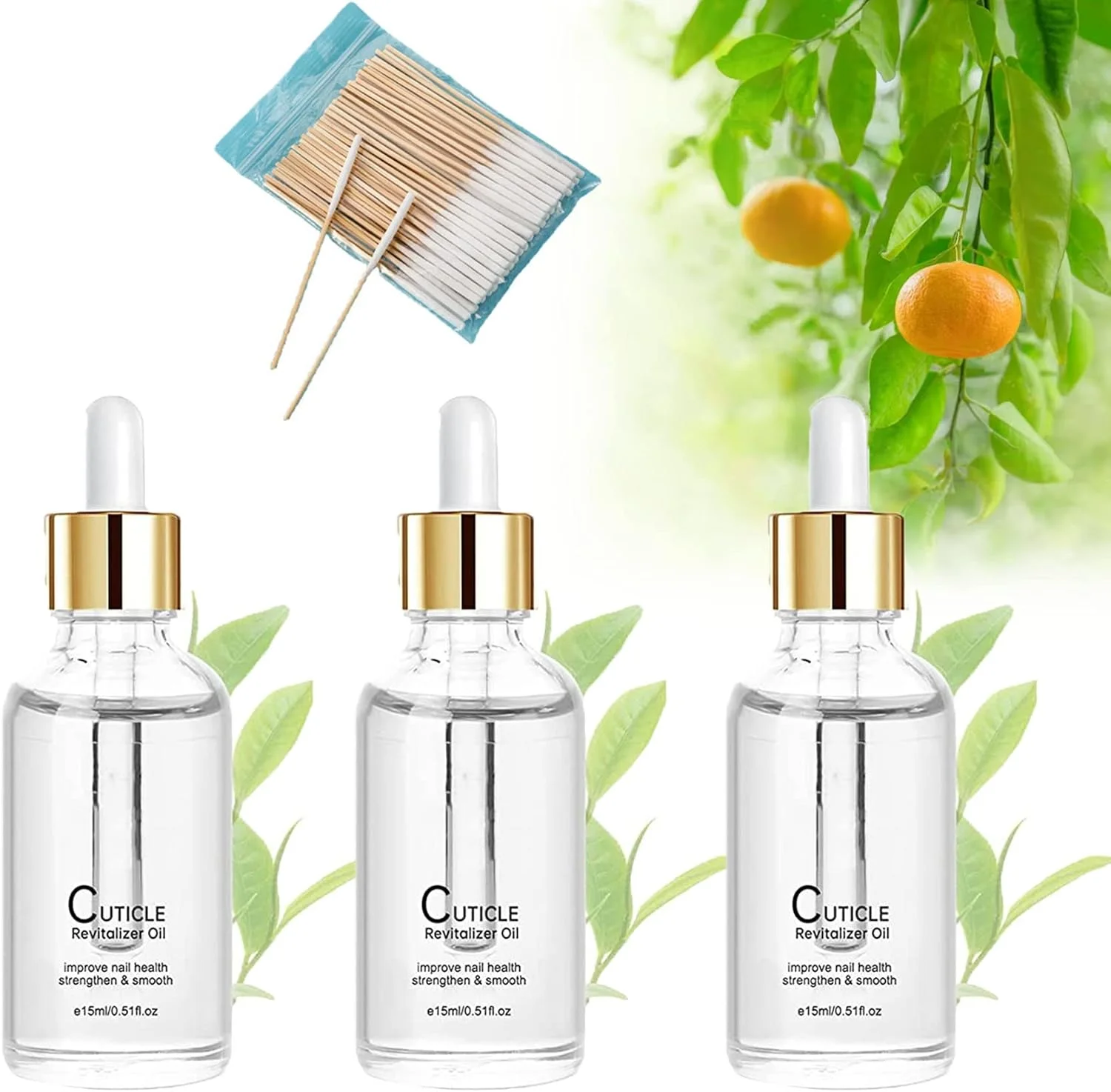 روغن کوتیکول ناخن غنی شده با ویتامین CC™، روغن کوتیکول ناخن تقویت کننده غنی شده با ویتامین Oveallgo™، تقویت و محافظت از ناخن ها (درخت چای)