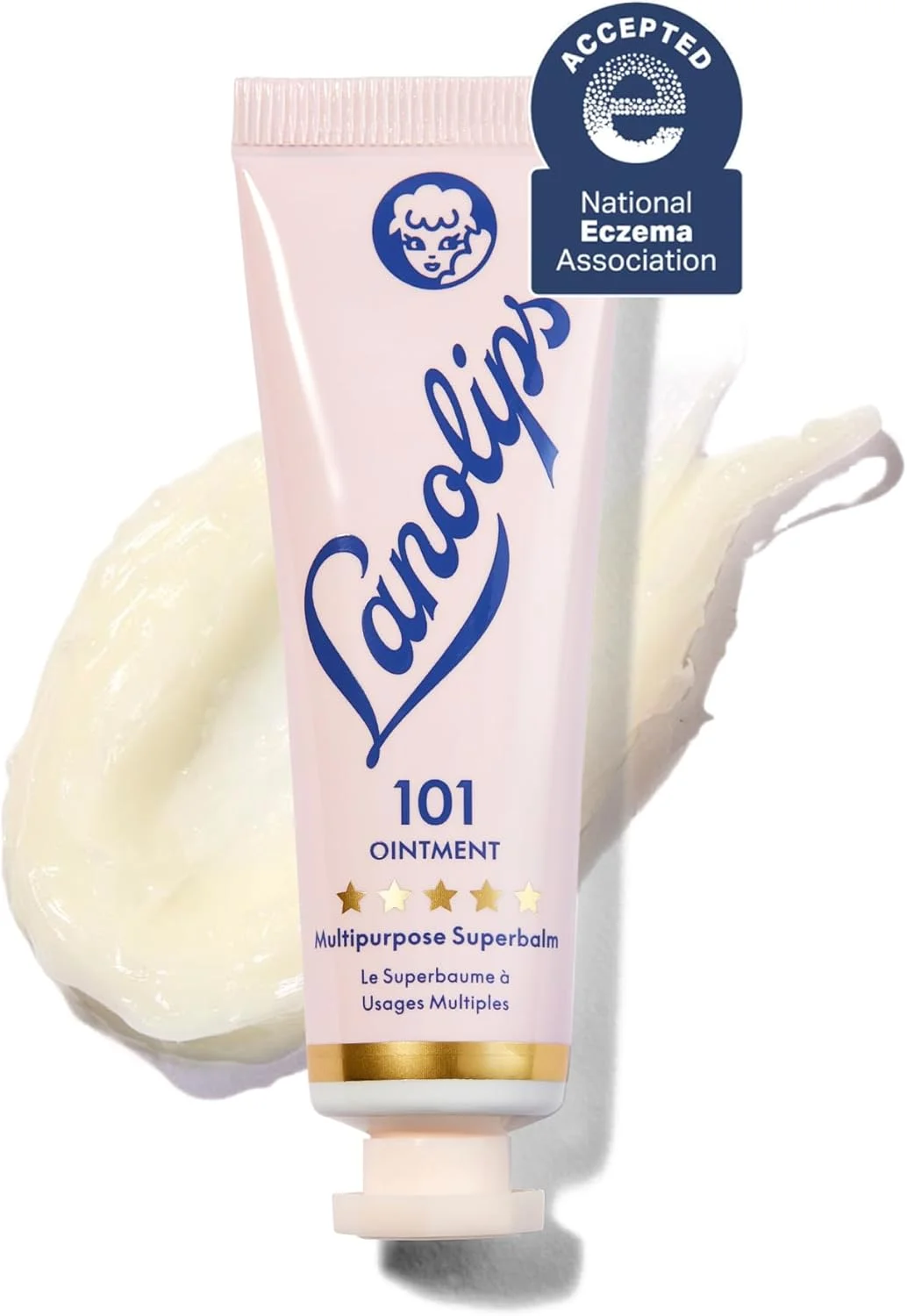 پماد چند منظوره لانو لیپس 101، بالم فوق العاده اصلی - حاوی روغن لانولین خالص برای لب های صاف، هیدراته و سالم - بالم لب طبیعی برای لب های خشک، کوتیکول ها و موارد دیگر (15 گرم)