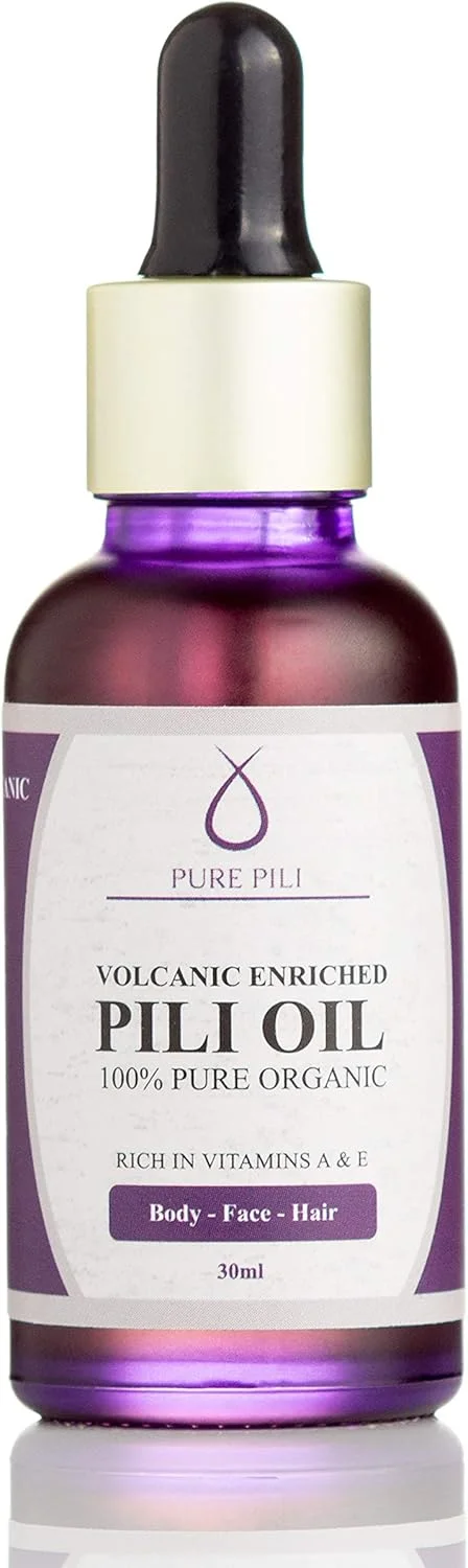 روغن پیلی ارگانیک خالص بدن نچرالز برای پوست، مو، صورت، ناخن، ریش و کوتیکول ها - 100% غنی شده با مواد آتشفشانی، مرطوب کننده پرس سرد، 30 میلی لیتر