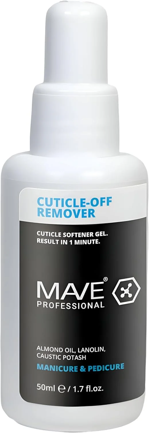 از بین برنده پوست مرده اطراف ناخن MAVE - ژل نرم کننده با روغن بادام و لانولین - مانیکور و پدیکور - مراقبت از پوست اطراف ناخن و دیواره ناخن - 50 میلی لیتر