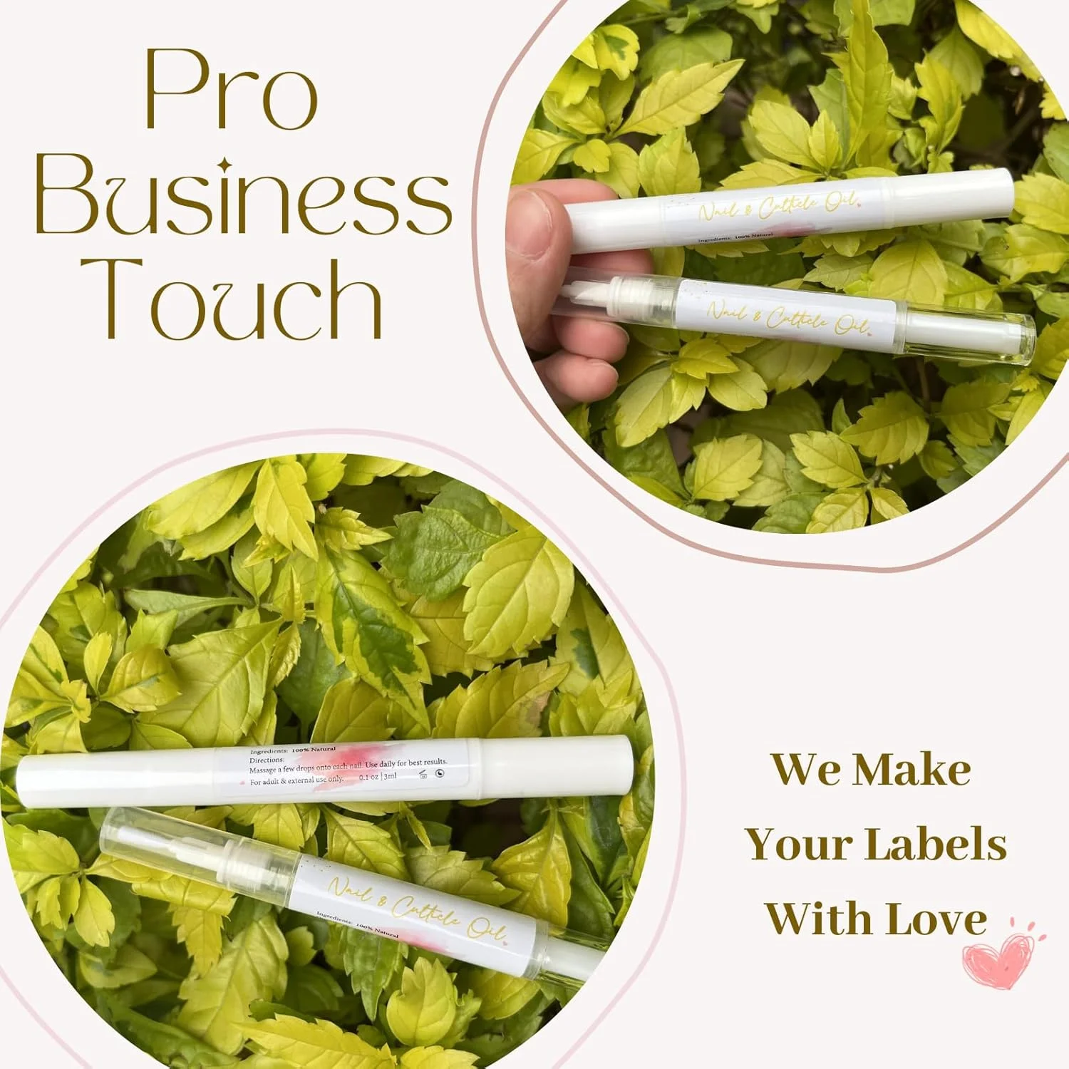 برچسب روغن کوتیکول برای متخصصین ناخن، مانیکور و هنرمندان ناخن، لوازم ضروری مراقبت از رشد ناخن، بسته بندی پرسنل (سفید 2.5x5 سانتی متر) برچسب روغن کوتیکول برای متخصصین ناخن، مانیکور و هنرمندان ناخن، لوازم ضروری مراقبت از رشد ناخن، بسته بندی پرسنل (سفید 2.5x5 سانتی متر)