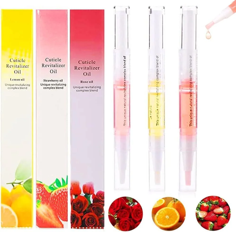 روغن کوتیکول ناخن، قلم روغن کوتیکول، درمان خشکی و آسیب دیدگی ناخن، سرم ترمیم کننده، کرم تقویت کننده، مرطوب کننده، مغذی، روغن ویتامین ای، برای ناخن های نازک، آسیب دیده و ترک خورده (3 عدد)