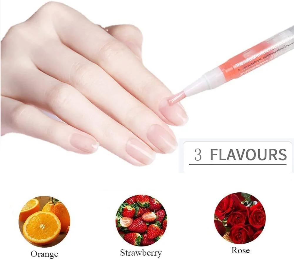 روغن کوتیکول ناخن، قلم روغن کوتیکول، درمان خشکی و آسیب دیدگی ناخن، سرم ترمیم کننده، کرم تقویت کننده، مرطوب کننده، مغذی، روغن ویتامین ای، برای ناخن های نازک، آسیب دیده و ترک خورده (3 عدد)