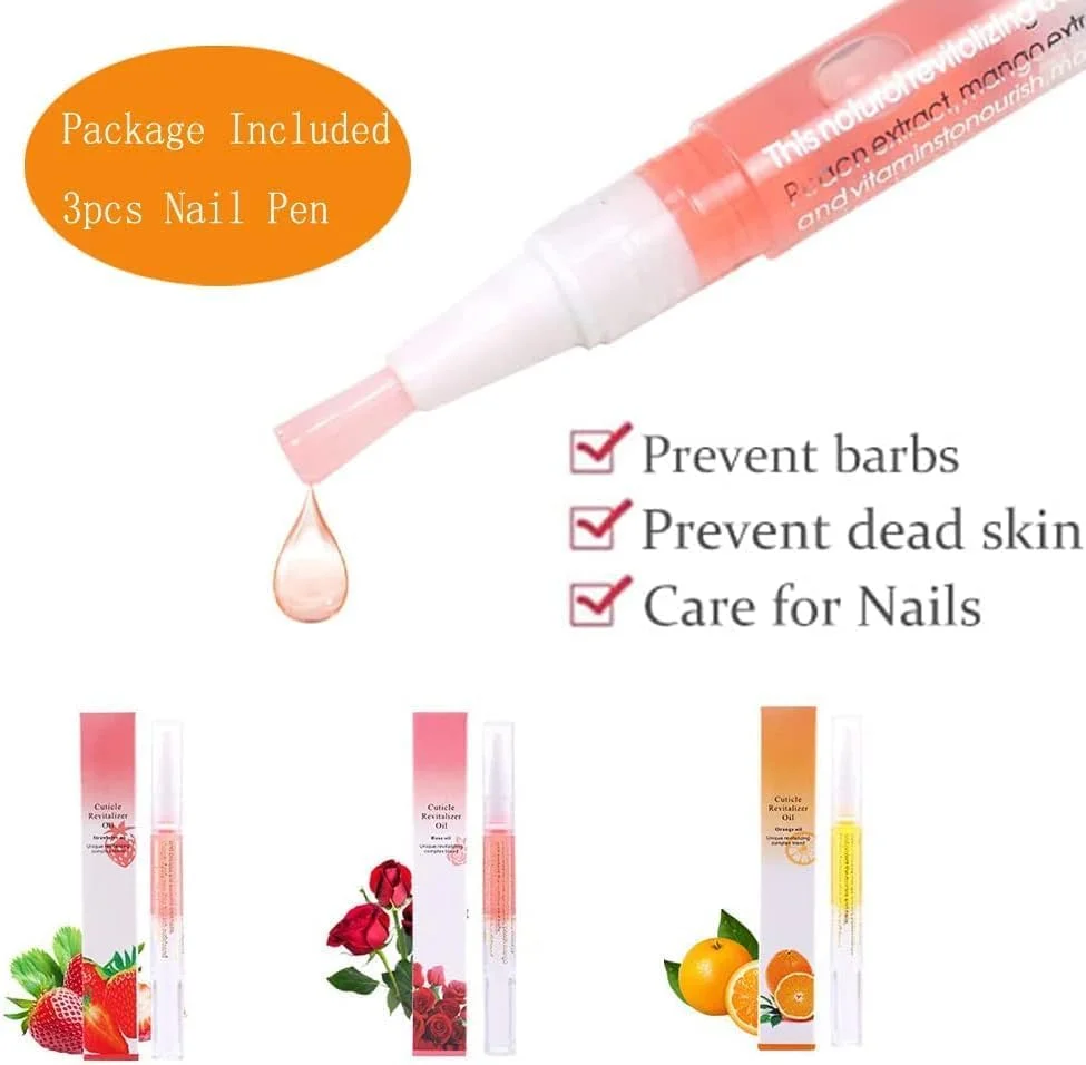 روغن کوتیکول ناخن، قلم روغن کوتیکول، درمان خشکی و آسیب دیدگی ناخن، سرم ترمیم کننده، کرم تقویت کننده، مرطوب کننده، مغذی، روغن ویتامین ای، برای ناخن های نازک، آسیب دیده و ترک خورده (3 عدد)