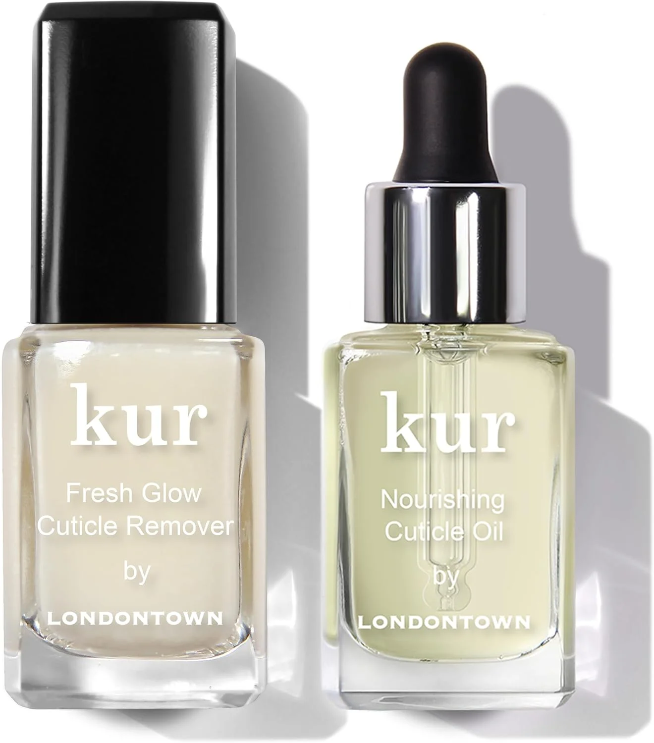 لاندن تاون Kur Duo Cuticle Saver 12ml: روغن کوتیکول و از بین برنده کوتیکول 12ml+12ml - مراقبت از کوتیکول ها