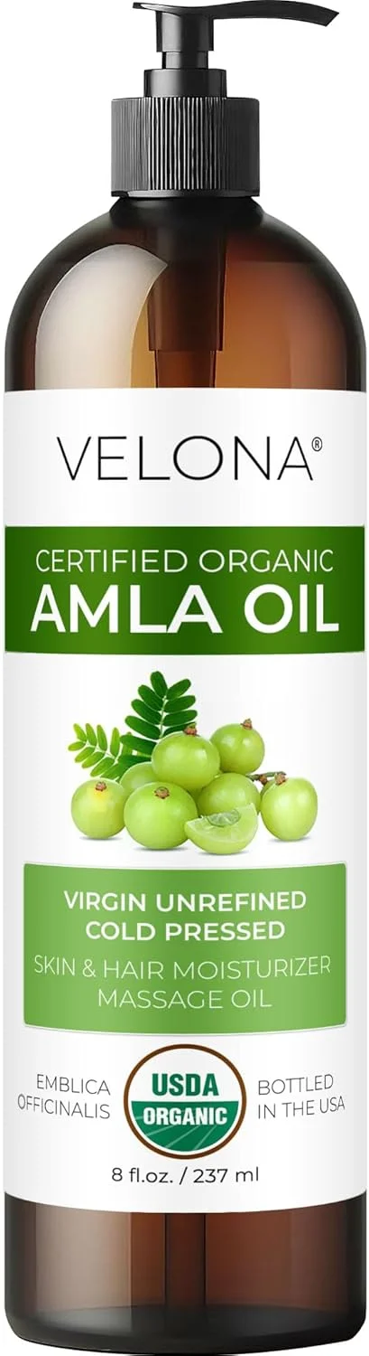 روغن آملا ولونا، دارای گواهی USDA ارگانیک - 236 میلی لیتر | 100% خالص و طبیعی | فوق بکر، تصفیه نشده، پرس سرد | رشد مو، بدن، صورت و مراقبت از پوست | امروز استفاده کنید - از نتایج لذت ببرید روغن آملا ولونا، دارای گواهی USDA ارگانیک - 236 میلی لیتر | 100% خالص و طبیعی | فوق بکر، تصفیه نشده، پرس سرد | رشد مو، بدن، صورت و مراقبت از پوست | امروز استفاده کنید - از نتایج لذت ببرید