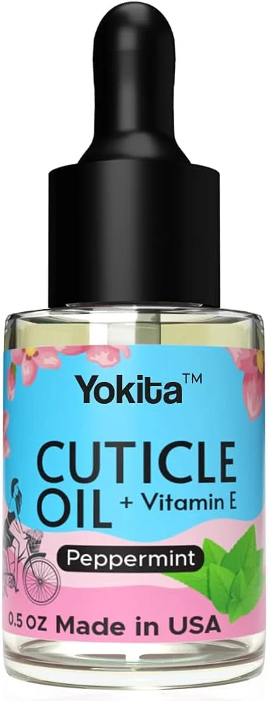 روغن کوتیکول ممتاز با برس، غنی شده با شیر و عسل و مواد طبیعی ترمیم کننده، تسکین دهنده و مرطوب کننده کوتیکول ها با ویتامین ای، 15 میلی لیتر (نعناع)