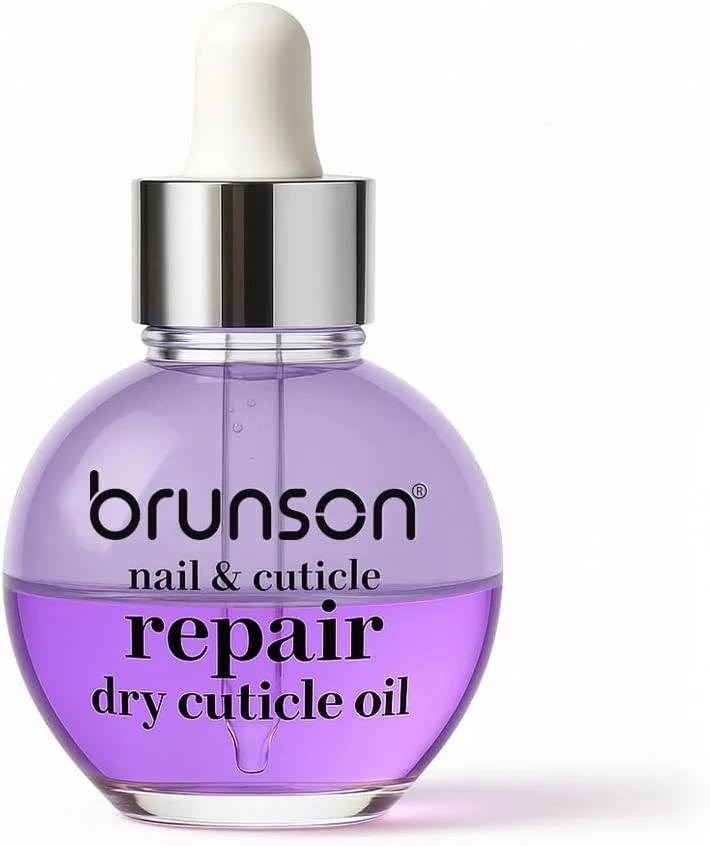 روغن ترمیم کننده ناخن و کوتیکول برونسون، 30 میلی لیتر – روغن کوتیکول آبرسان و مغذی دو لایه با ویتامین E – روغن کوتیکول با کیفیت سالن برای ناخن های خشک و شکننده و رشد ناخن – جذب سریع و غیر چرب