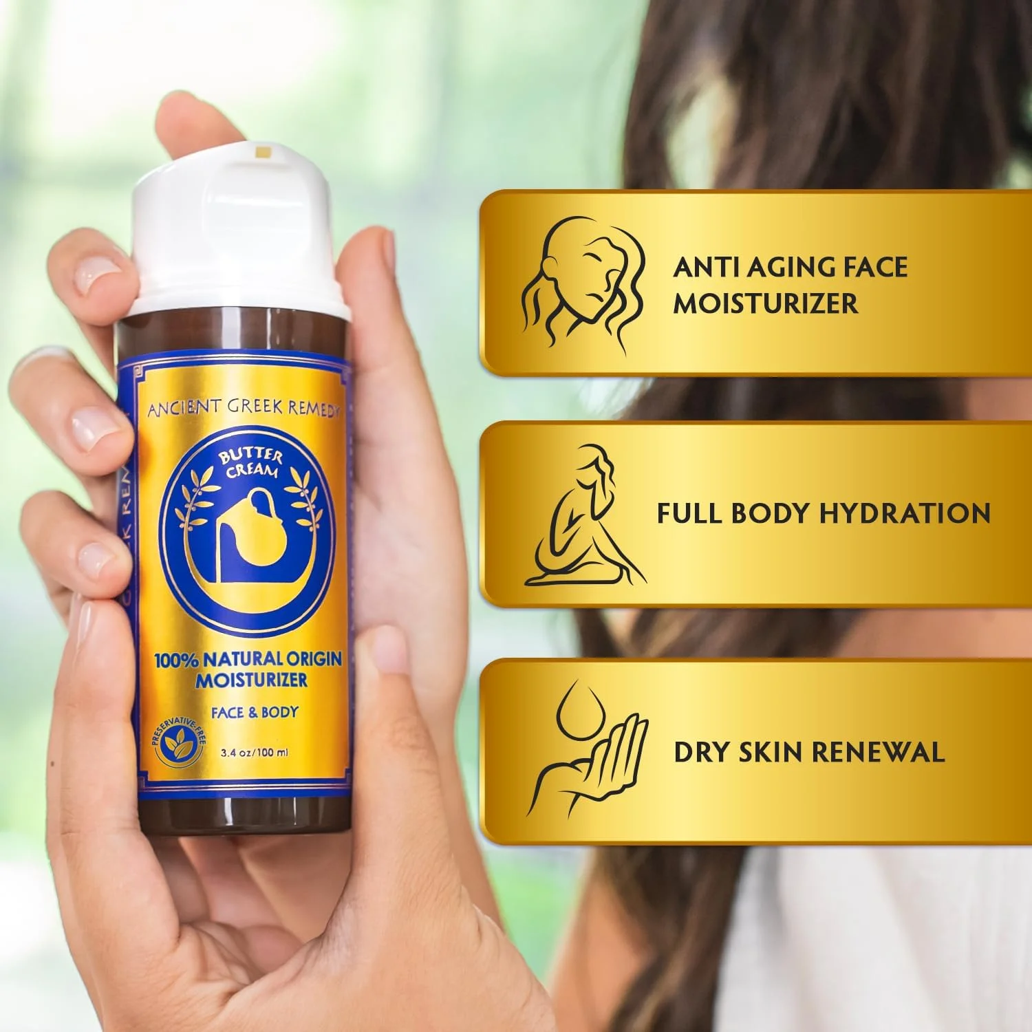 کرم کره بدن و صورت ارگانیک ضد پیری برای پوست خشک، مو، دست، کوتیکول، ناخن. ساخته شده از بادام، زیتون، جوجوبا ویتامین E، روغن اسطوخودوس. مرطوب کننده روز و شب برای زنان و مردان