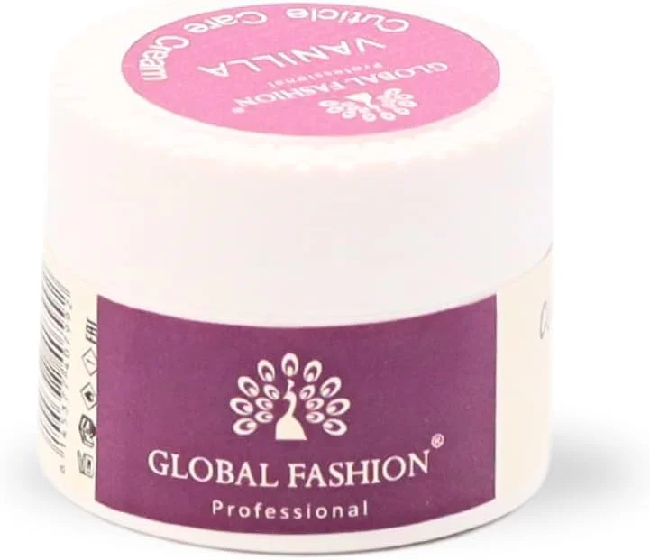 کرم کوتیکول مغذی حرفه ای گلوبال فشن با وانیل 5 - تقویت کننده ناخن های خشک و شکننده و نرم کننده کوتیکول ها - توسط | (وانیل 5 گرمی)