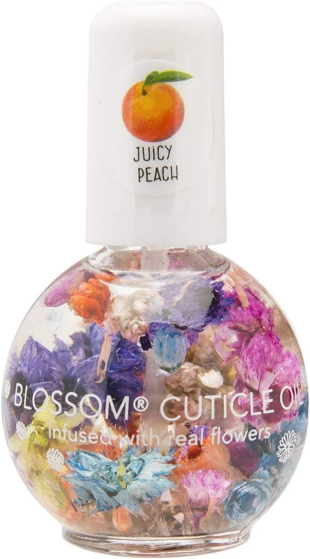 روغن کوتیکول معطر شکوفه (هلو آبدار) (10 میلی لیتر) غنی شده با گلهای طبیعی - ساخت آمریکا (هلو آبدار)