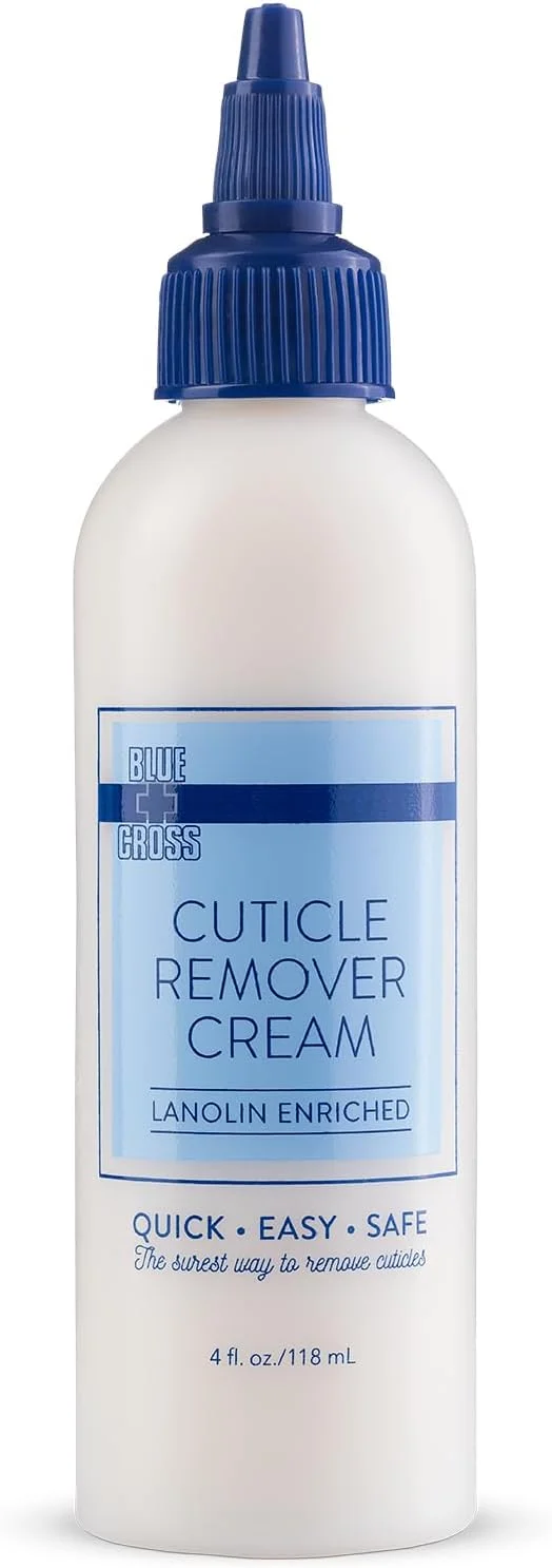 کرم از بین برنده کوتیکول بلو کراس برای کوتیکول های خشک و آسیب دیده، نرم کننده مرطوب کننده کوتیکول برای ناخن ها، مراقبت حرفه ای از ناخن + کوتیکول برای مانیکور خشک، ناخن های شکننده، گوشه های ناخن، ساخت آمریکا، 4oz