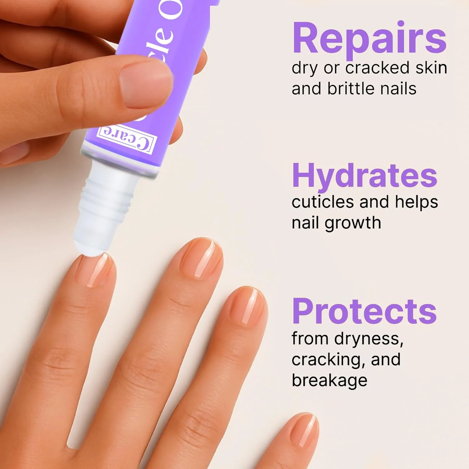 روغن کوتیکول رولی لوندر و بابونه سی کر | روغن ناخن آبرسان و احیا کننده طبیعی | ترمیم کننده کوتیکول در طول شب | برای پوست آسیب دیده و ناخن های نازک | فرمولاسیون بدون پارابن و بدون تست حیوانی | 10 میلی لیتر روغن کوتیکول رولی لوندر و بابونه سی کر | روغن ناخن آبرسان و احیا کننده طبیعی | ترمیم کننده کوتیکول در طول شب | برای پوست آسیب دیده و ناخن های نازک | فرمولاسیون بدون پارابن و بدون تست حیوانی | 10 میلی لیتر