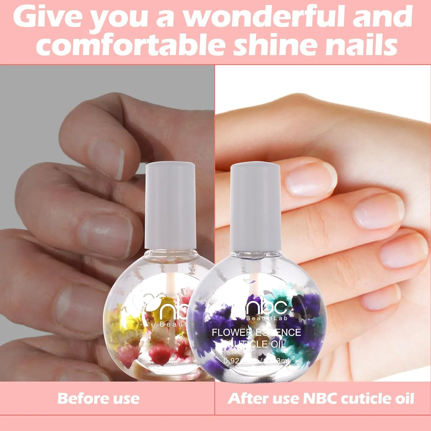 روغن کوتیکول با عصاره گل. حاوی مواد طبیعی و ویتامین E برای مرطوب کردن و فعال کردن لایه شاخی ترک خورده و سخت. ۲۷ میلی لیتر روغن کوتیکول با عصاره گل. حاوی مواد طبیعی و ویتامین E برای مرطوب کردن و فعال کردن لایه شاخی ترک خورده و سخت. ۲۷ میلی لیتر