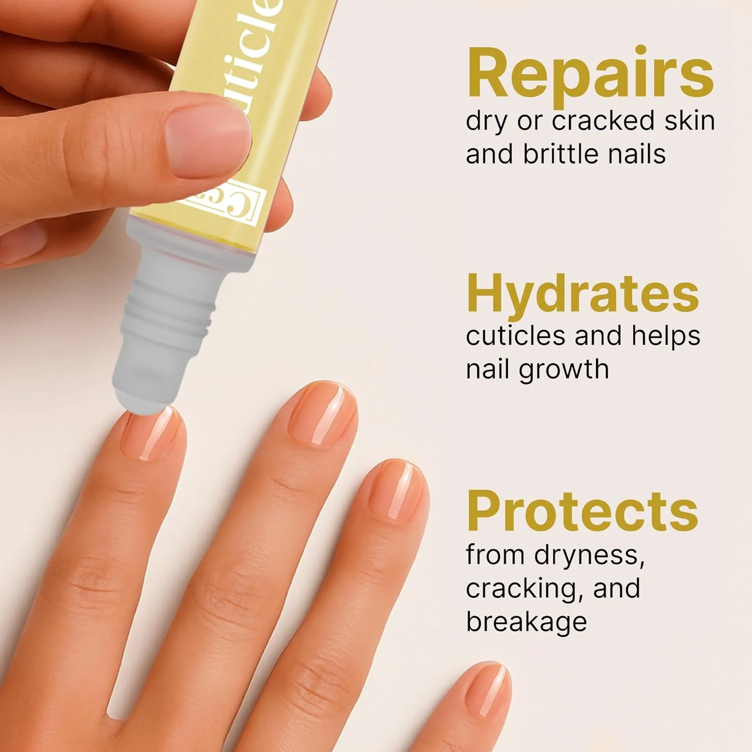 روغن کوتیکول بادام شیرین C CARE رولی، مرطوب کننده کوتیکول ناخن حاوی ویتامین E، سرم ناخن نازک ترمیم کننده کوتیکول شبانه، بهترین برای مراقبت از کوتیکول و روتین کیت مراقبت از ناخن 10 میلی لیتر