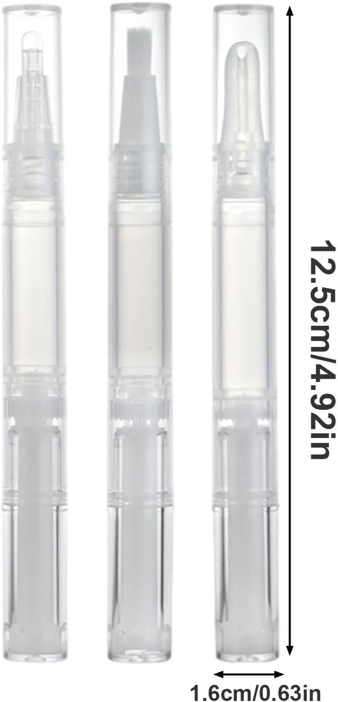 قلم روغن کوتیکول برای ناخن | قلم پیچشی شفاف لوازم آرایشی برای روغن کوتیکول - قلم های پیچشی براق کننده لب با نوک ظرف آرایشی، قلم چرخشی برای ژل ناخن و کرم پودر مایع قلم روغن کوتیکول برای ناخن | قلم پیچشی شفاف لوازم آرایشی برای روغن کوتیکول - قلم های پیچشی براق کننده لب با نوک ظرف آرایشی، قلم چرخشی برای ژل ناخن و کرم پودر مایع